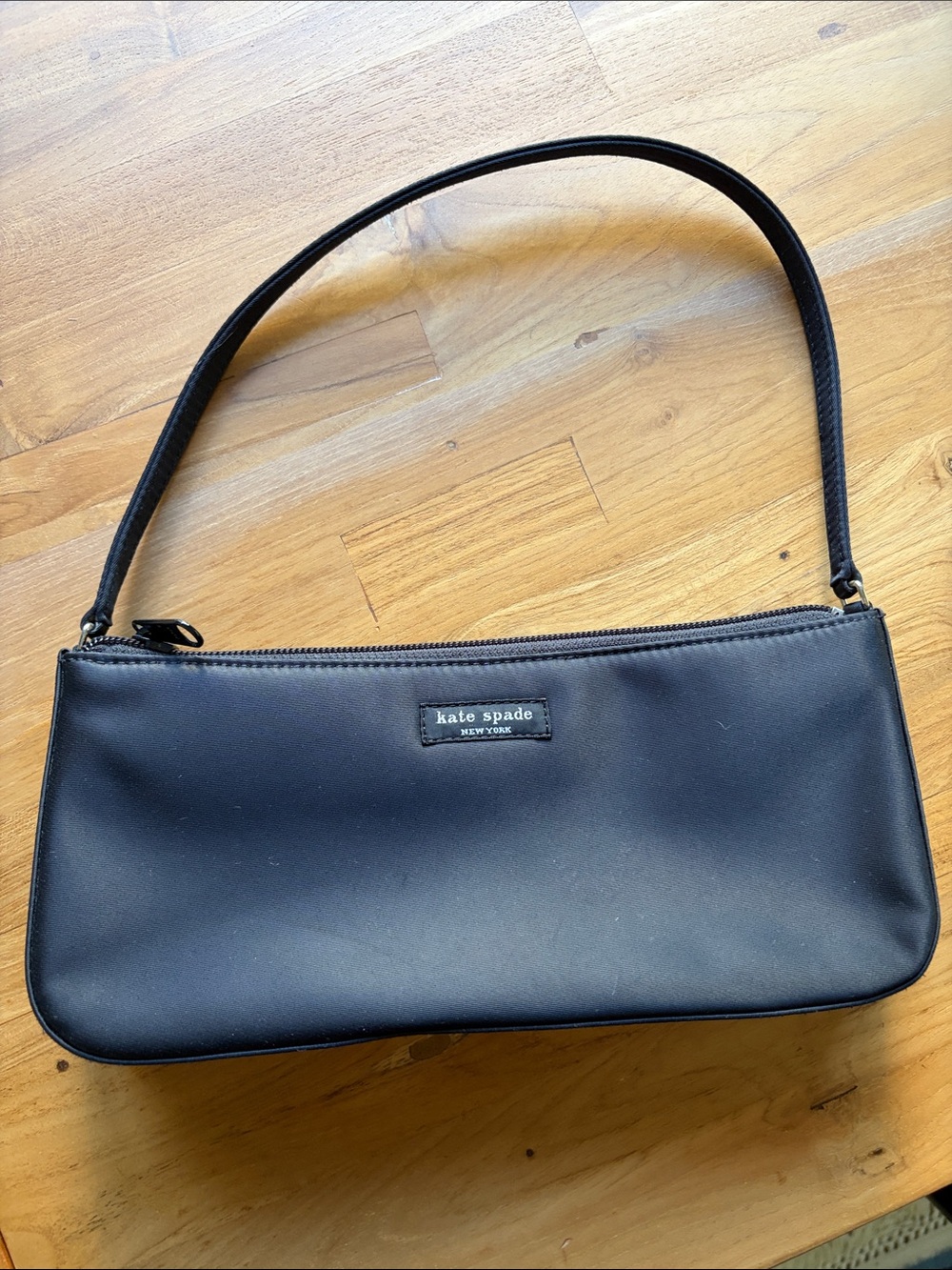 kate spade Black Shoulder Bag with Top Zip